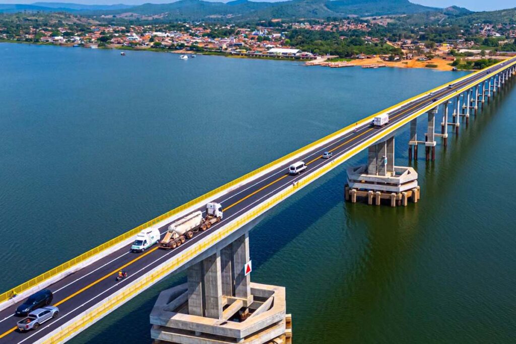 Ponte sobre o Rio Araguaia é inaugurada e liga Tocantins ao Pará pela BR-153