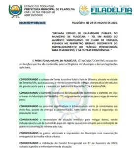 iladélfia solicita reconhecimento de calamidade; colapso de ponte provoca caos viário desde 2024