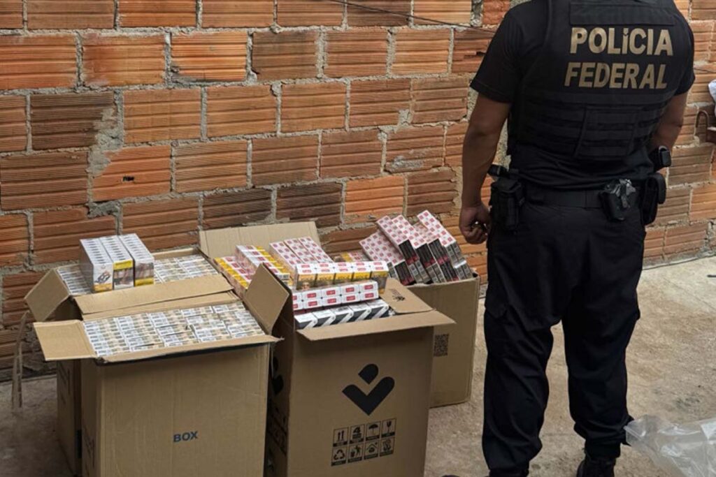 PF deflagra operação contra rede suspeita de contrabando de cigarros no Tocantins