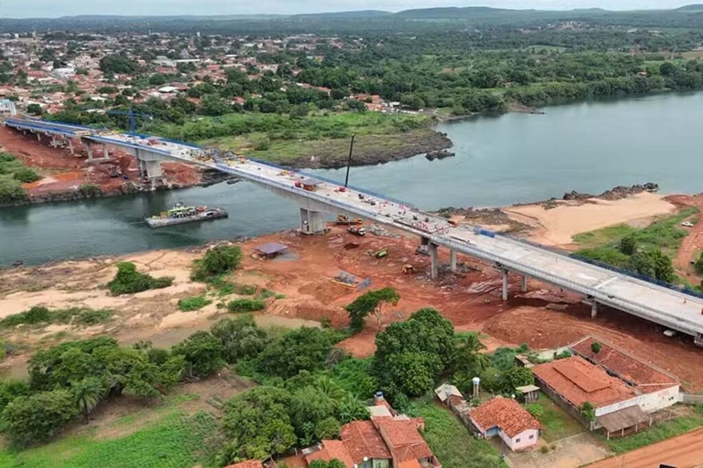 Reconstrução da Ponte JK na BR-226 chega a 95% e liberação do tráfego deve ocorrer ainda neste mês