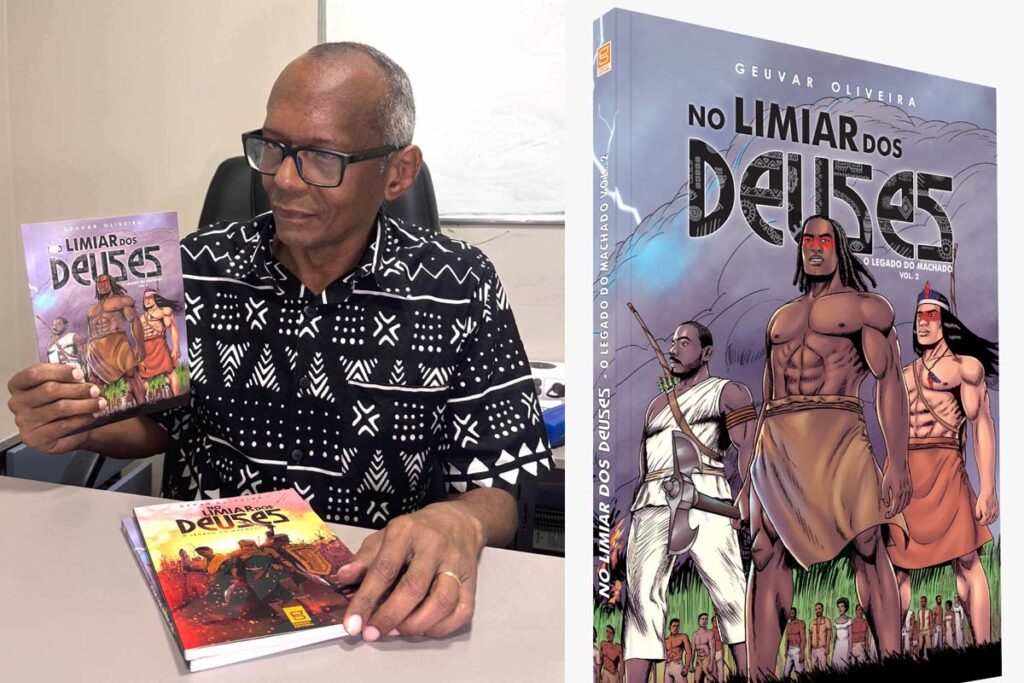 Artista Geuvar Oliveira lança novo volume da HQ “No Limiar dos Deuses” em Palmas