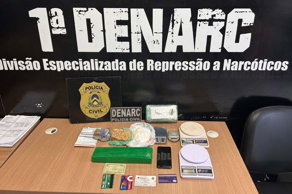 Homem é preso por suspeita de tráfico de drogas na região norte de Palmas