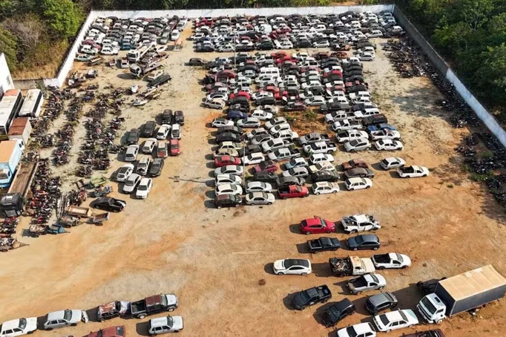 Visitação a veículos do primeiro leilão do Detran em 2026 começa nesta segunda-feira em Gurupi