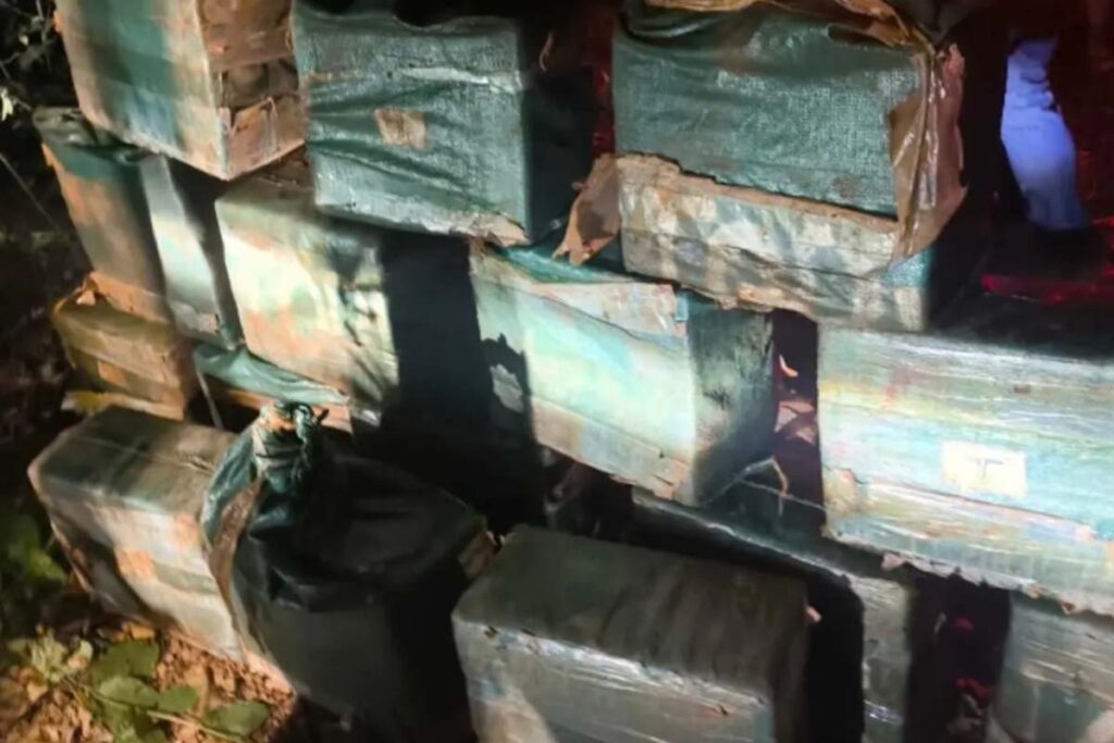 500 kg de cocaína são apreendidos após interceptação de avião em Dueré, no Tocantins