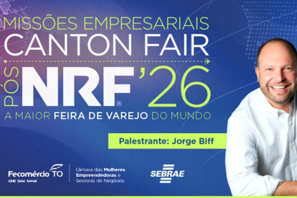 Fecomércio e Sebrae promovem evento em Palmas com foco nas tendências do varejo mundial