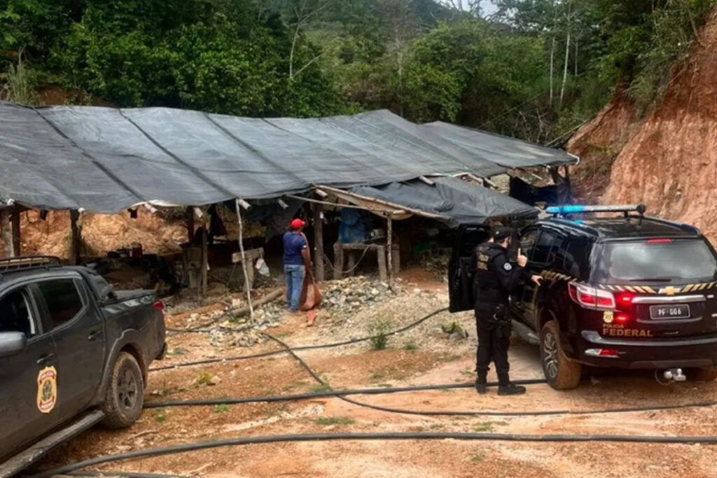PF desarticula garimpo ilegal em Monte do Carmo e prende responsável pela área