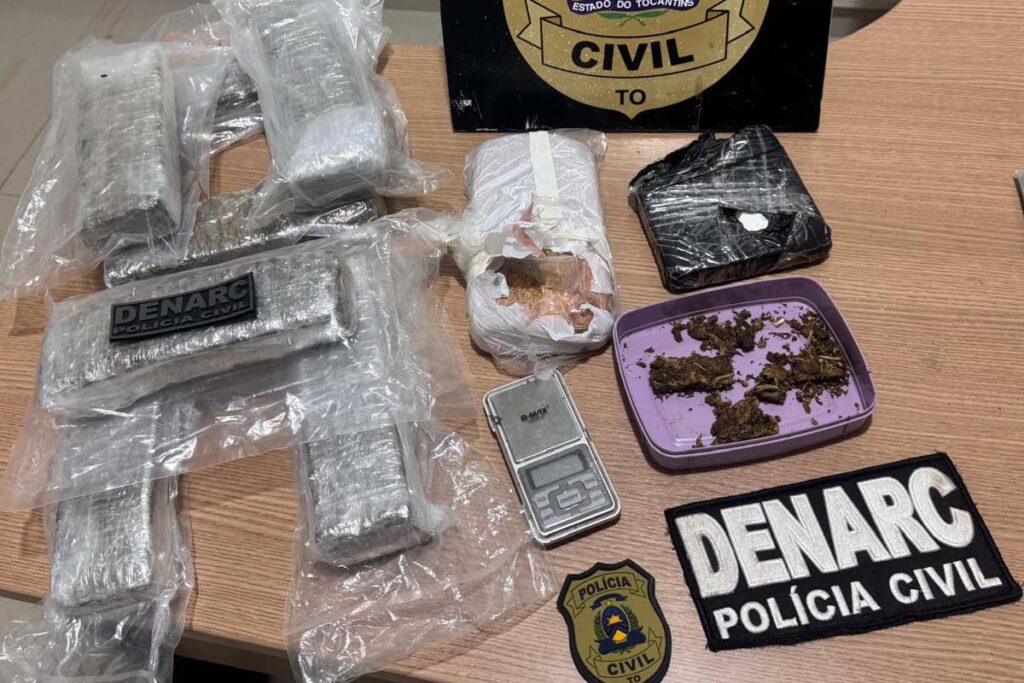 Professor universitário é preso com cerca de 10 kg de drogas em Araguaína