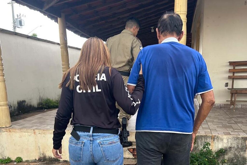 Idoso de 77 anos é preso suspeito de estupro de vulnerável em Arapoema